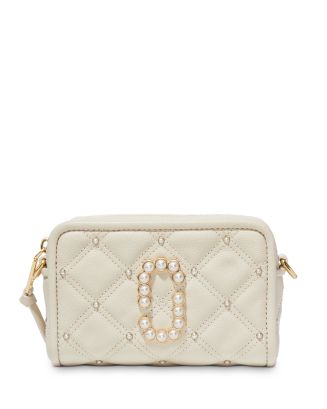 MARC JACOBS The Softshot Pearl 17 Small Leather Crossbody | Bloomingdale's