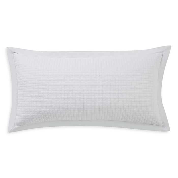 Charisma Bedford Quilted Decorative Pillow, 32 X 16 In Gray