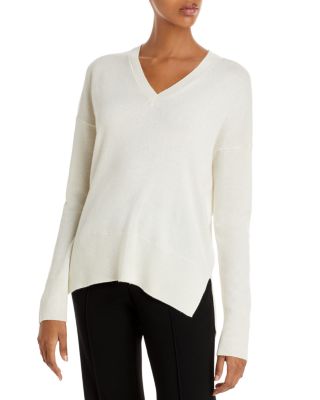 ivory v neck sweater