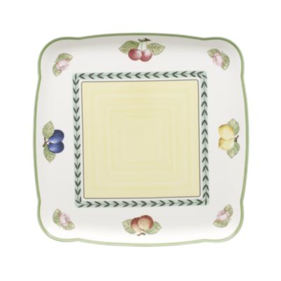 "French Garden" Square Platter