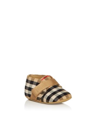 Burberry Unisex Charlton Vintage Check Crib Shoes - Baby | Bloomingdale's