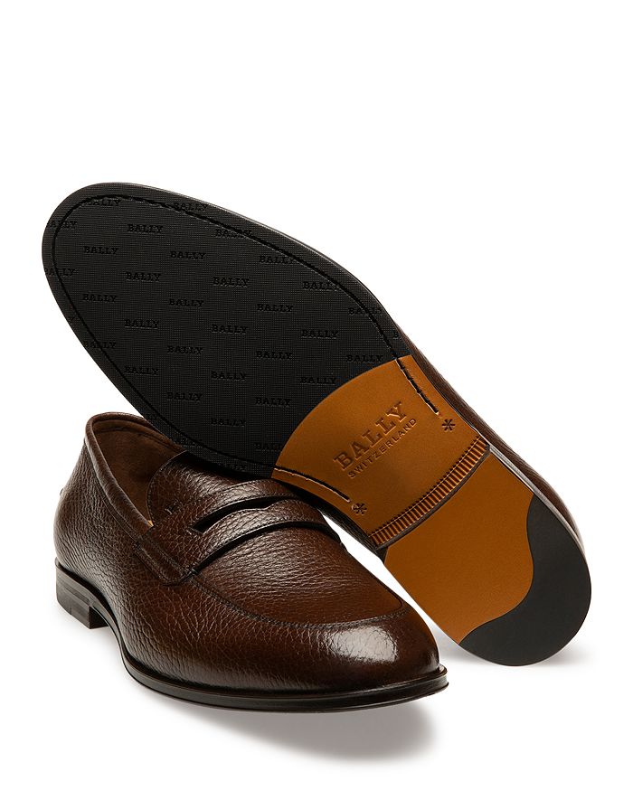 Bally Men's Apron-toe Leather Derby Shoes In Coco