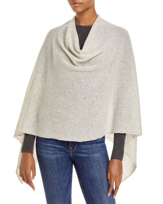 Fraas - Solid Asymmetrical Cashmere Poncho - 100% Exclusive