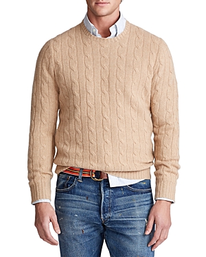 POLO RALPH LAUREN CABLE-KNIT CASHMERE SWEATER,710775749005