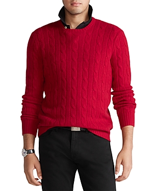 POLO RALPH LAUREN CABLE-KNIT CASHMERE SWEATER,710775749020