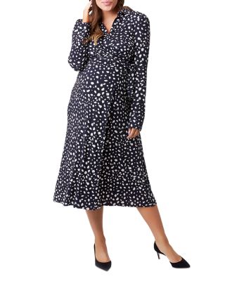 a line nursing dress