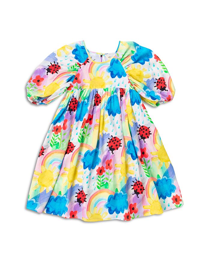 Stella McCartney Girls' Watercolor Print Dress - Little Kid ...