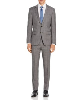 BOSS Huge/Genius Plaid Slim Fit Suit | Bloomingdale's