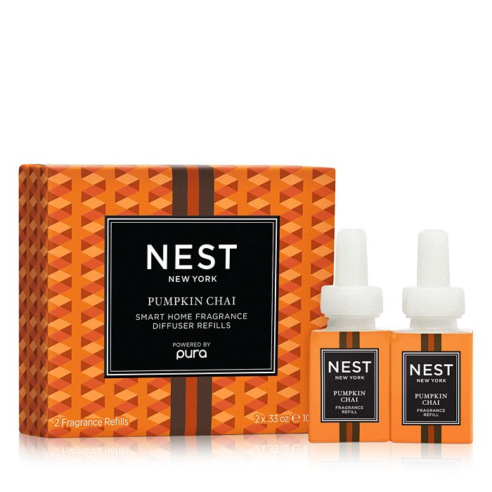 Nest Fragrances Pumpkin Chai Pura Smart Home Diffuser Refills, Set Of 2