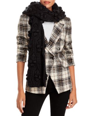 AQUA - Popcorn Knit Scarf - 100% Exclusive