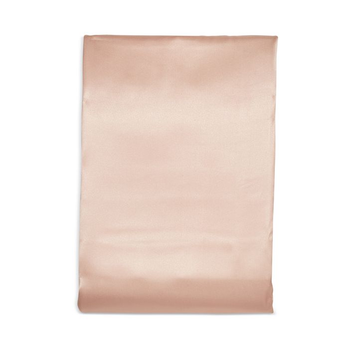 Shop Gingerlily Silk Solid Flat Sheet, King In Sand