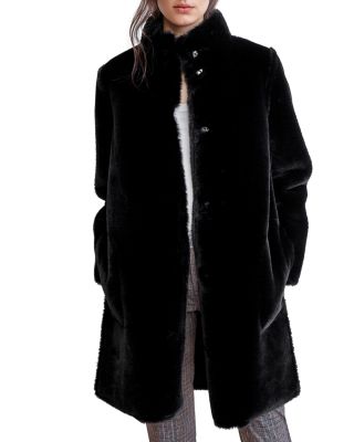 reversible faux shearling coat