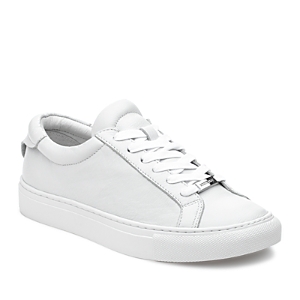 J/slides Women's Lacee Low Top Sneakers In White Leather