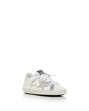 Golden Goose Deluxe Brand Unisex Super-star Low Top Sneakers - Baby In White/silver
