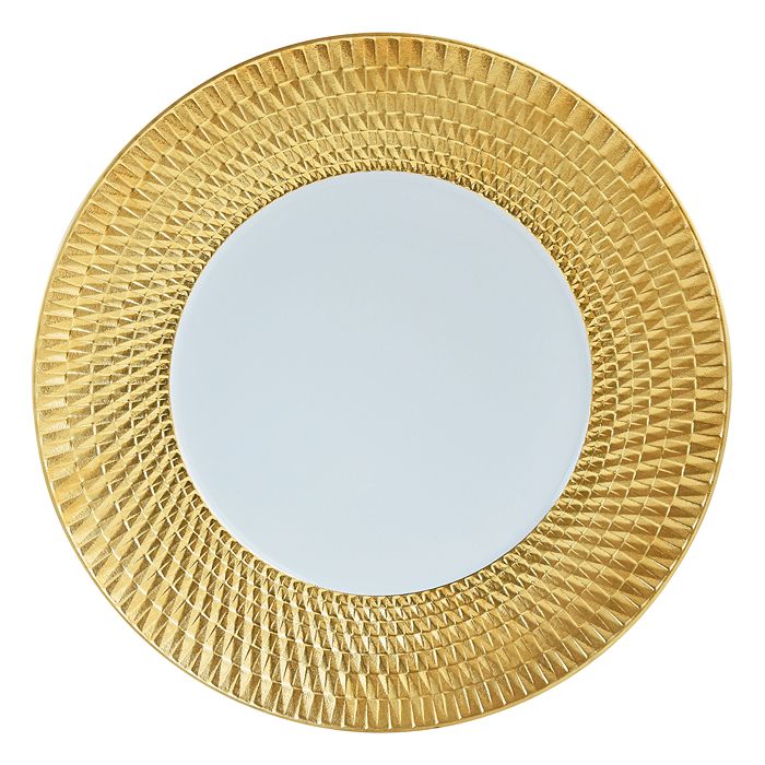 Shop Bernardaud Twist Gold Dinner Plate - 100% Exclusive In White/gold
