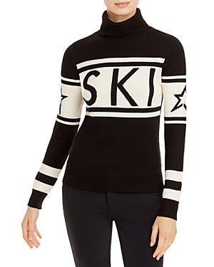 Shop Perfect Moment Schild Ski Turtleneck Sweater In Black
