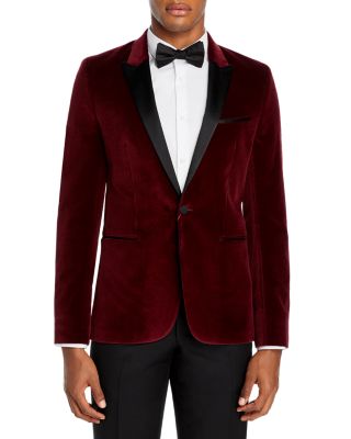 hugo boss red suit