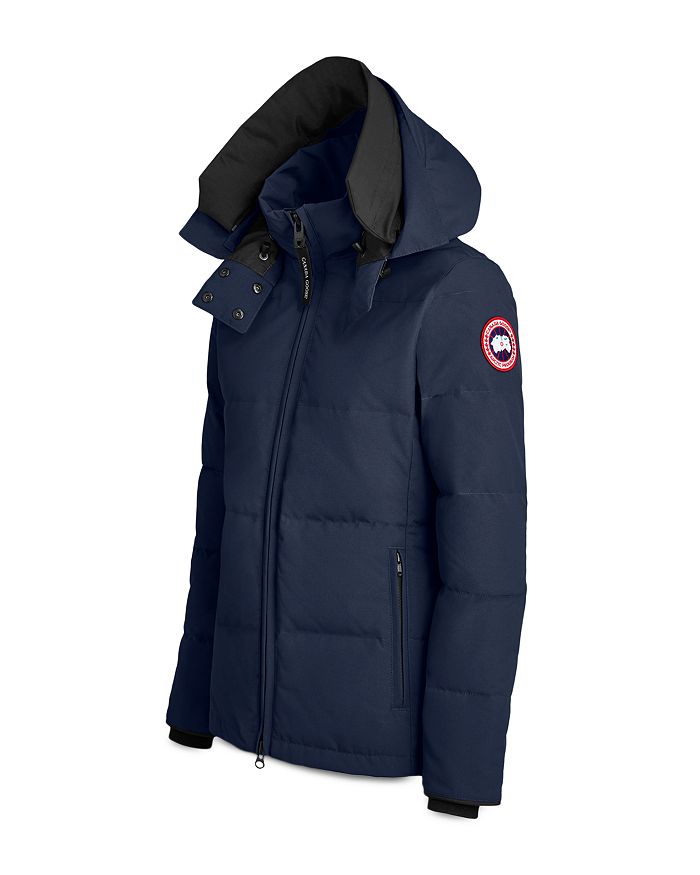 Canada Goose Chelsea Hooded Quilted Shell Down Jacket In Atlantic Navy