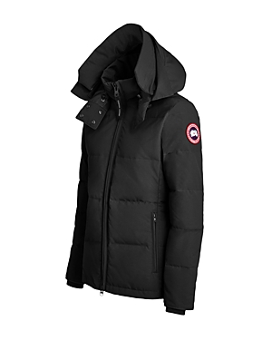 Canada Goose Shelburne Shell And Down Parka Coat In Black