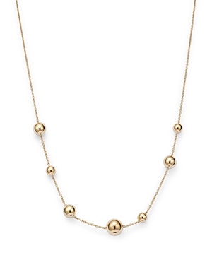 14K Yellow Gold Bead Statement Necklace, 18 - 100% Exclusive