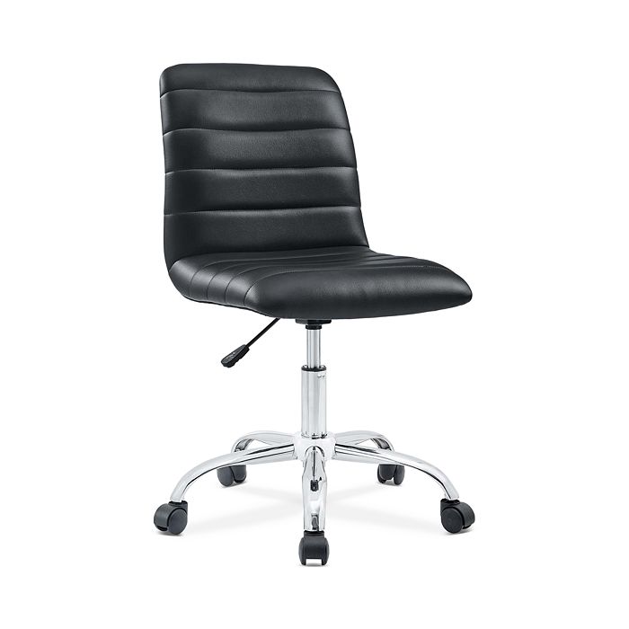 Modway Ripple Armless Mid Back Vinyl Office Chair Bloomingdale's