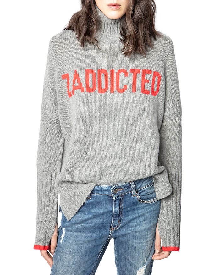 Zadig Voltaire Alma Merino Wool Turtleneck Sweater Bloomingdale S
