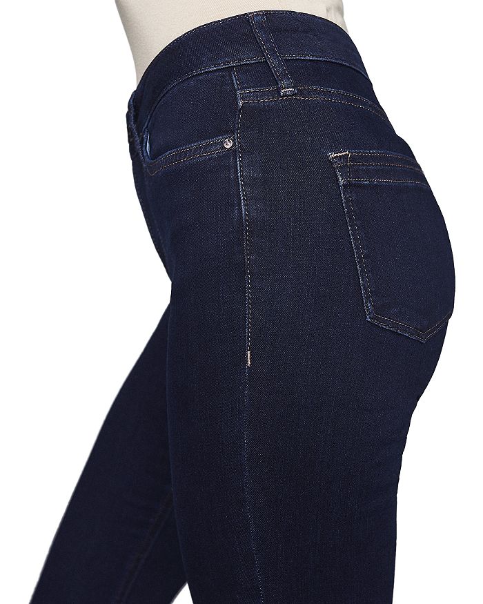 Shop Reiss Lux Mid Rise Skinny Jeans In Indigo