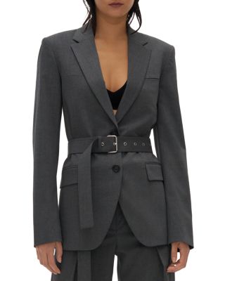 helmut lang white blazer