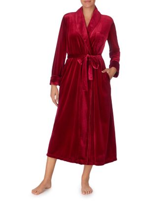 Ralph Lauren Long Velvet Wrap Robe | Bloomingdale's