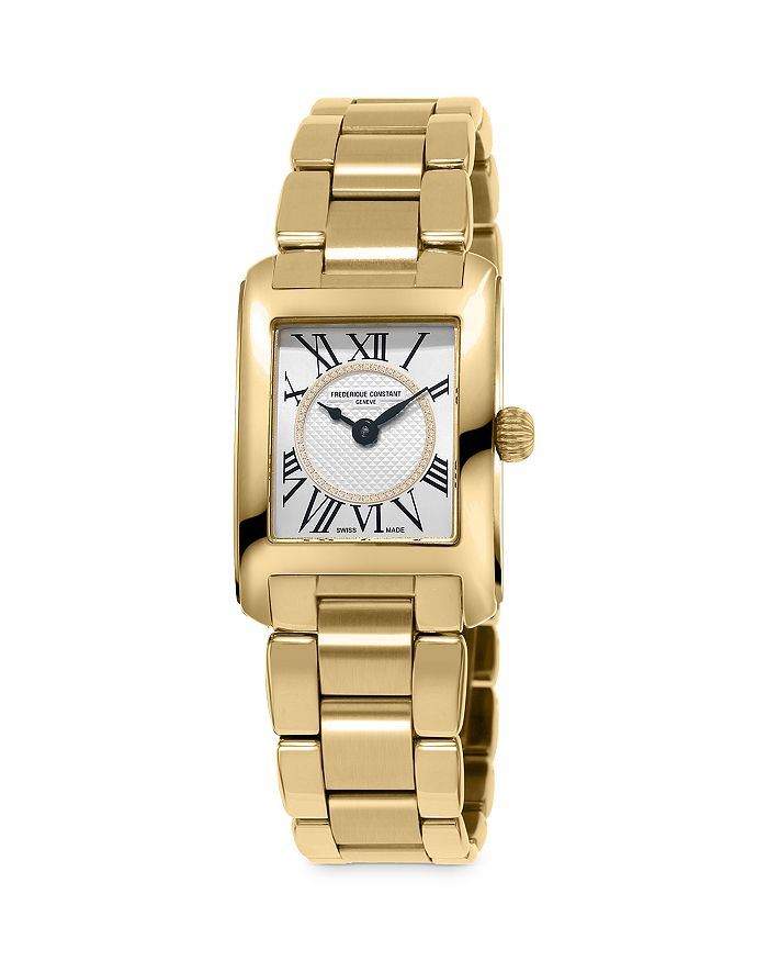 Frederique Constant Carree Watch, 23mm In Gold