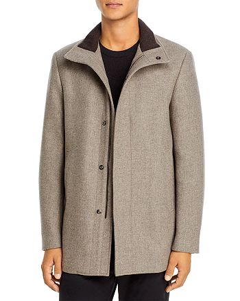 Theory Clarence Traceable Wool Blend Melton Coat | Bloomingdale's