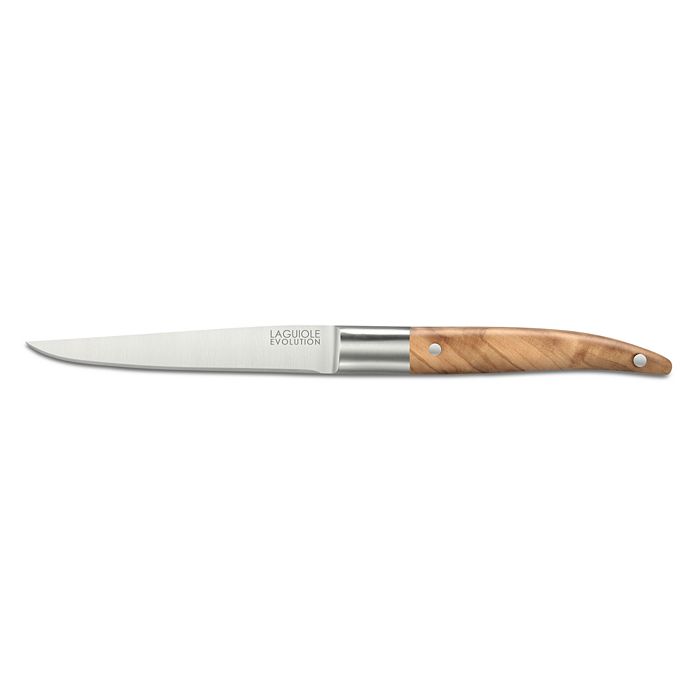 Shop Tb Groupe Tarrerias-bonjean Laguiole Expression 4-piece Steak Knife Set In Brown