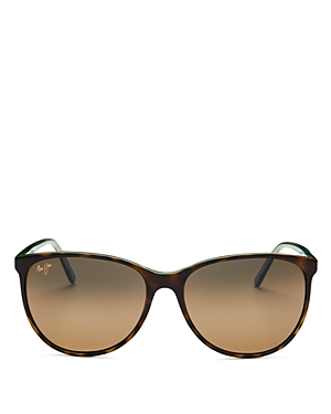 Shop Maui Jim Ocean Polarized Square Sunglasses, 57mm In Brown / Bronze Gradient