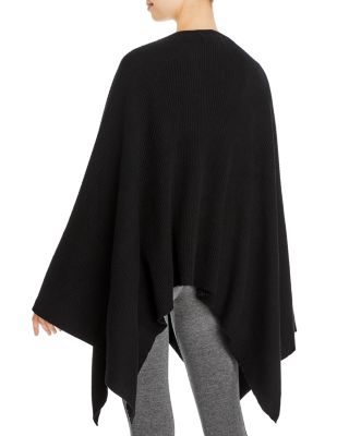 poncho noir homme