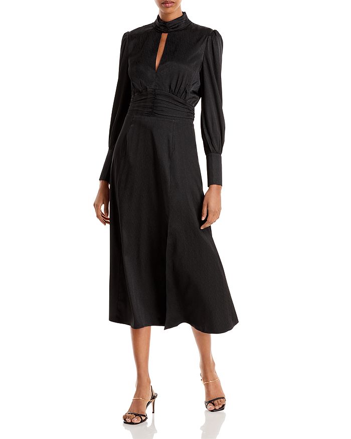WAYF Holly Keyhole Midi Dress Bloomingdale s