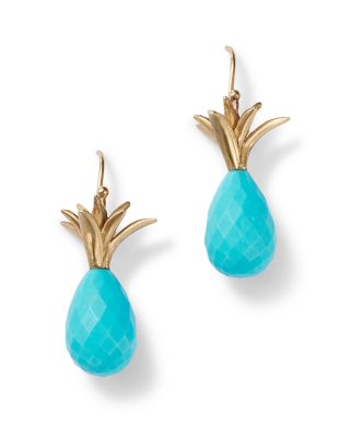 pineapple drop earrings