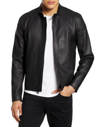 Vince Classic Leather Jacket | Bloomingdale's