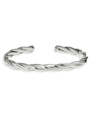 David Yurman Narrow Twisted Cable Cuff Bracelet