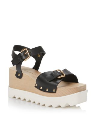 Stella McCartney 'Elyse’ lace up wedges Stella McCartney Women's Elyse Wedge Platform Sandals