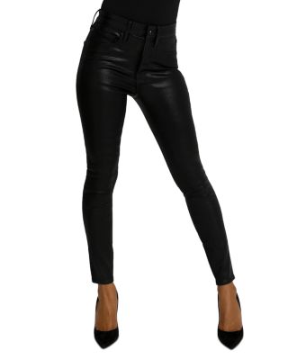 good american black skinny jeans