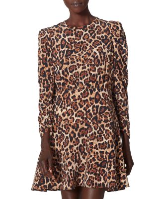 Joie Celyn Long Sleeve Leopard Dress | Bloomingdale's Women