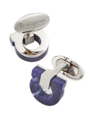 未使用品　FERRAGAMO ネイビー シルバー カフリンクス 11166647_fpx.tif?$filterlrg$&