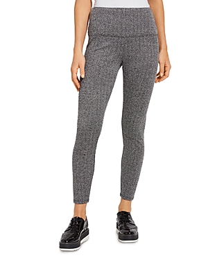 Lyssé Printed Leggings In Herringbone Tweed