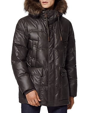 Andrew Marc Galveston Quilted Faux Fur Trimmed Hood Down Parka