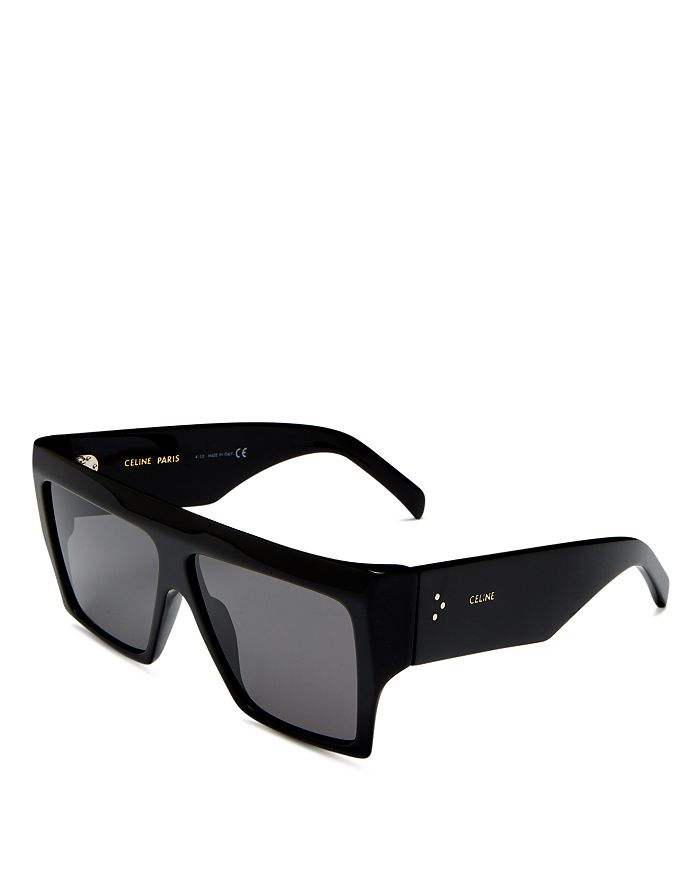 CELINE Flat Top Square Sunglasses, 60mm | Bloomingdale's