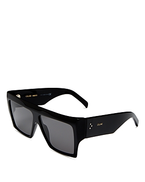 Celine Flat Top Square Sunglasses, 60mm