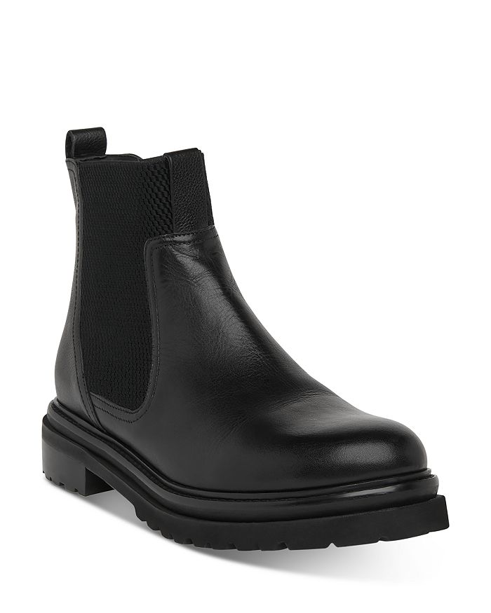 Whistles Women's Elson Pull On Leather Chelsea Boots In Black