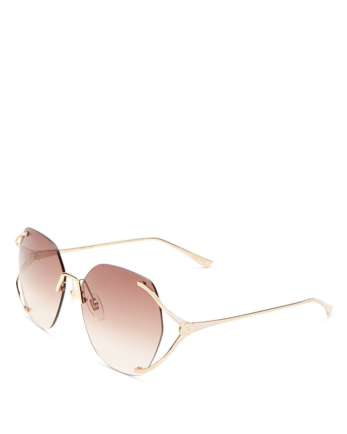 Gucci 59mm round sunglasses top