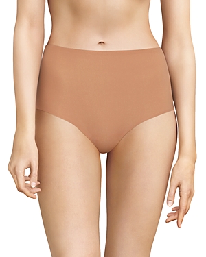 Chantelle Soft Stretch One-size Seamless Briefs In Sandalwood