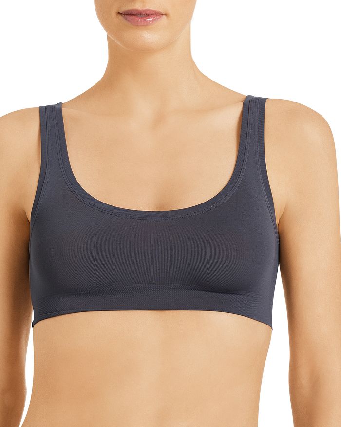 Hanro Touch Feeling Stretch-jersey Soft-cup Bra In 1691 - Carbon